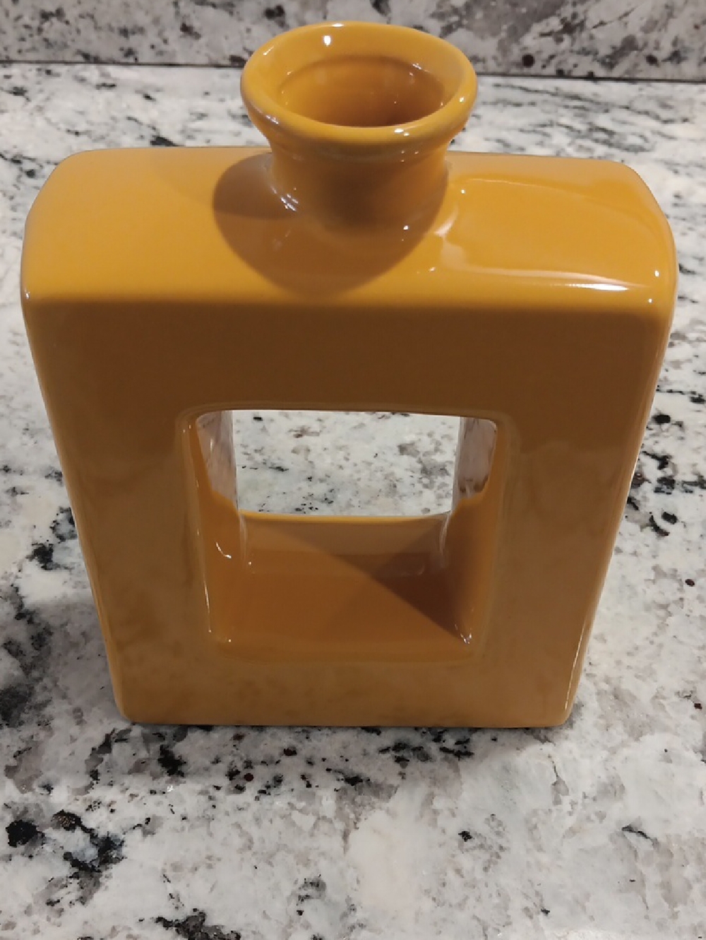 Contemporary Square Cut Out Vase